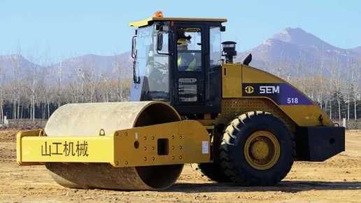 Грунтовый каток  Caterpillar SEM [518] 18т