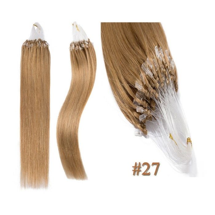 Висококачествена индийска коса с микро ринг