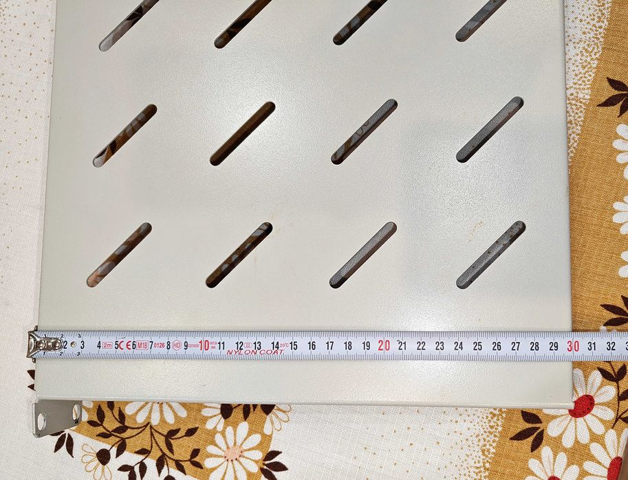 Рафт за 19" Rack 1U Extralink рафт, дълбочина 300 мм X 440 мм