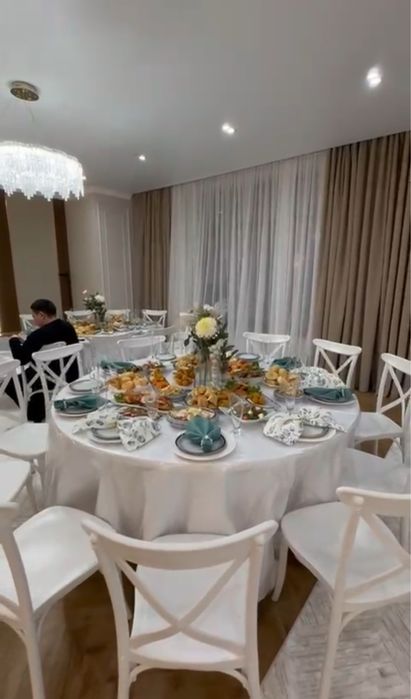 Аренда прокат стол, стулья, посуда