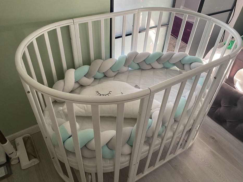 Детская кровать-трансформер с матрасом