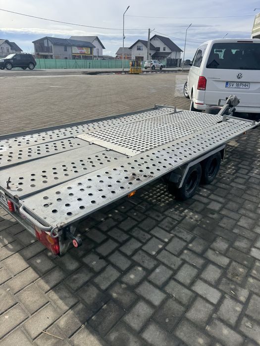 Ocazie !!!! Platforma / trailer auto  asustriac pongratz , basculabila impecabila
