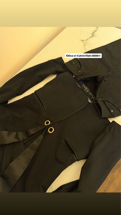 Черный пиджак от guess