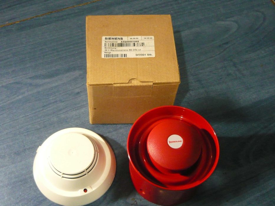 Sirena si detector optic adresabil de fum Siemens