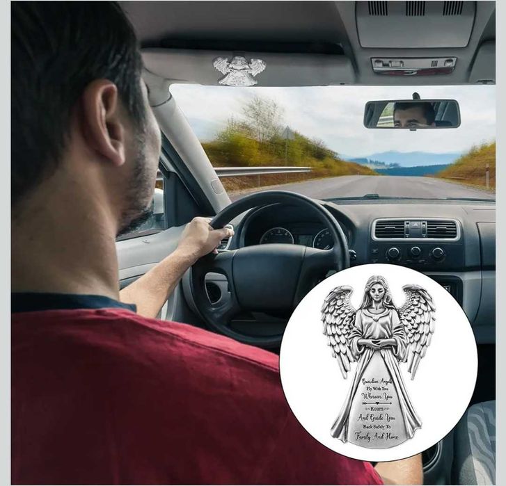 Ангел пазител за слънцезащитен сенник