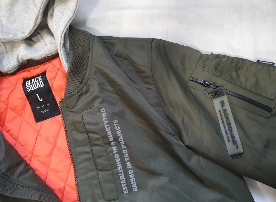 Яке бомбър Brandit, Black Squad