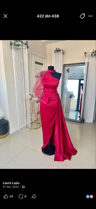 Rochie eleganta din tafta