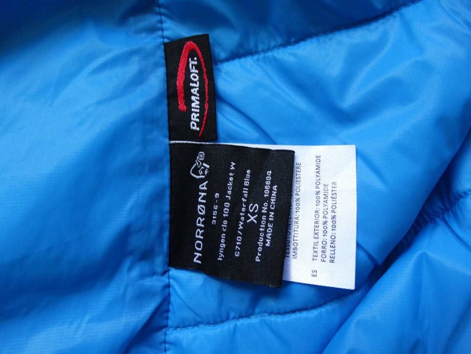 Norrona Lyngen Clo 100 Primaloft женско ватирано яке размер XS