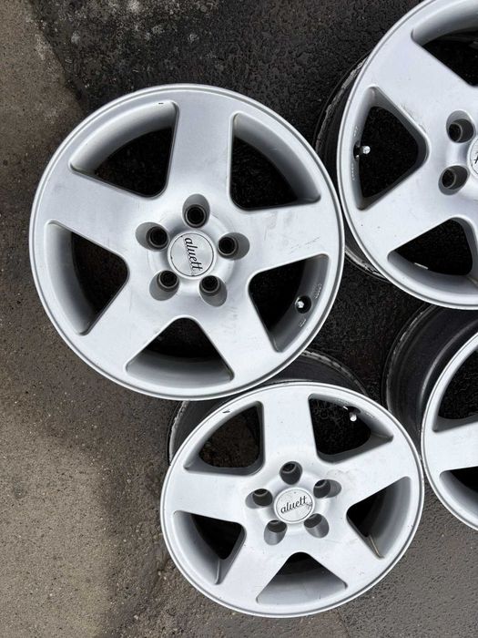 Set jante aluminiu R15 5x100 VW Audi 6,5JX ET38 Aluett