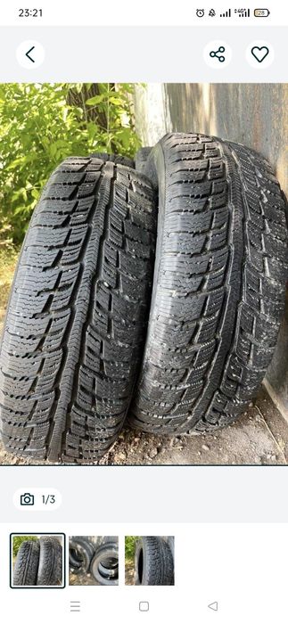 Продам комплект зимних шин
