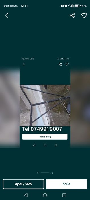 Uscătoare   prindere lateral Plafos  Grădină
