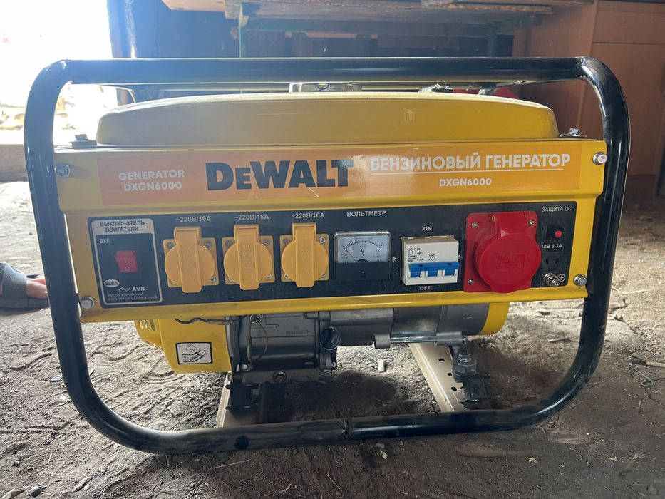 Бензиновый генератор DeWALT DXGN6000 (Новый / В отличном состоянии)