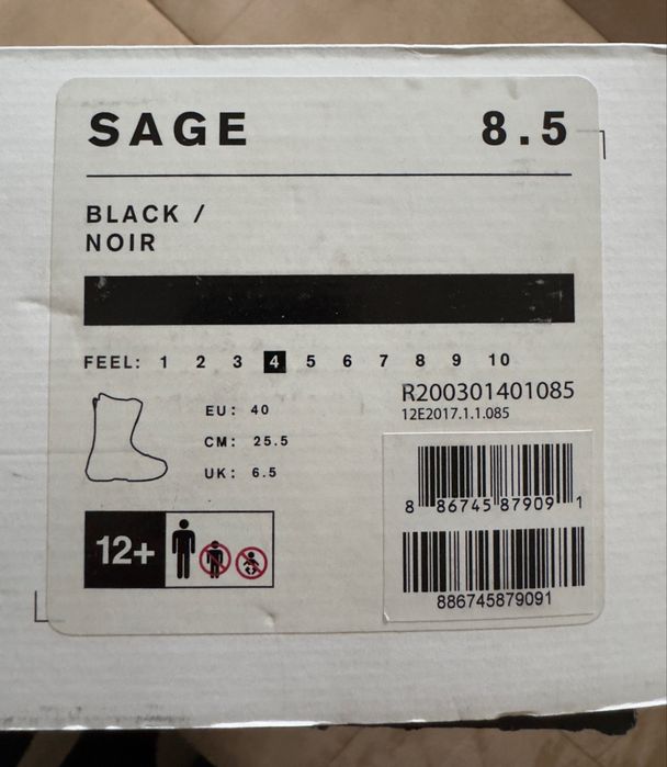 Vand Boots Snowboard Ride Sage Black 40 (25,5 cm)