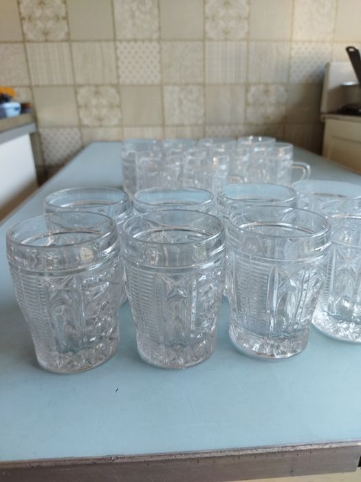 Кружечки хрустальные