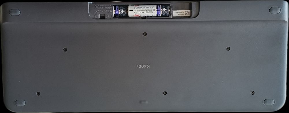 Клавиатура Logitech K400 Plus, черная