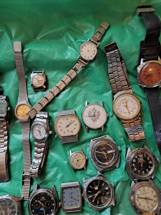 Лот ръчни механични часовници ,НЕ РАБОТЯТ - Orient,Cetizen,Seiko и др.