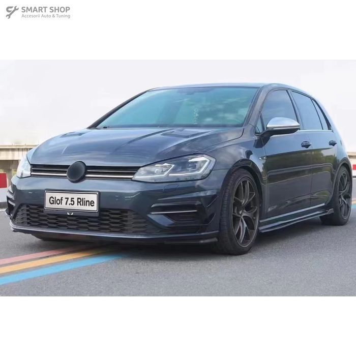 Ornamente bara fata flapsuri VW Golf 7.5 R Hatchback (2017-2020) Negru