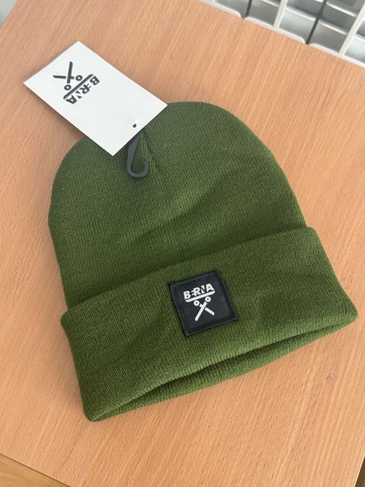 Шапка бини Berretto Berna зеленого цвета