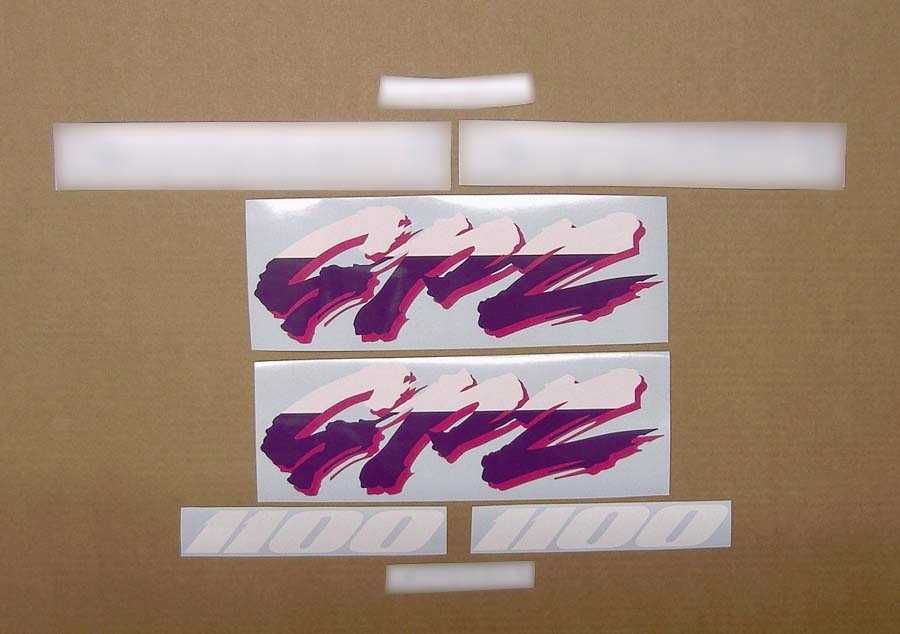 Стикери Kawasaki GPZ 500/1100 1995г.-2001г. лепенки кавазаки гпз 500r