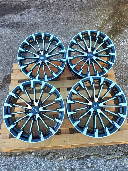 19.Audi S.Line 8.5j et35 Black Polish Diamond A3 A4 A6 A7 A8 Q2 Q3 Q5