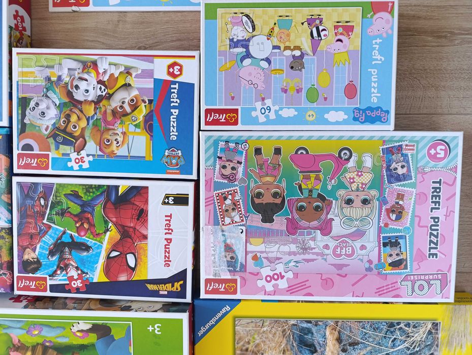 Пъзели Clementoni, Ravensburger, Trefl
