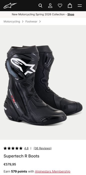 Alpinestars SuperTech R Black