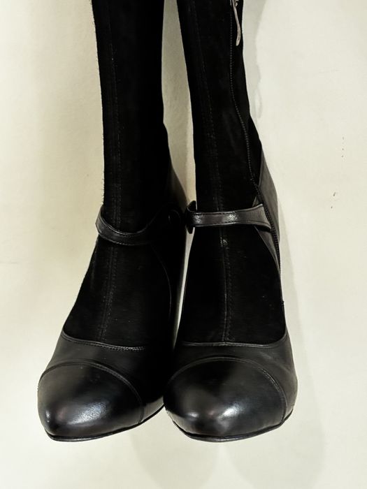 Чизми естествена кожа