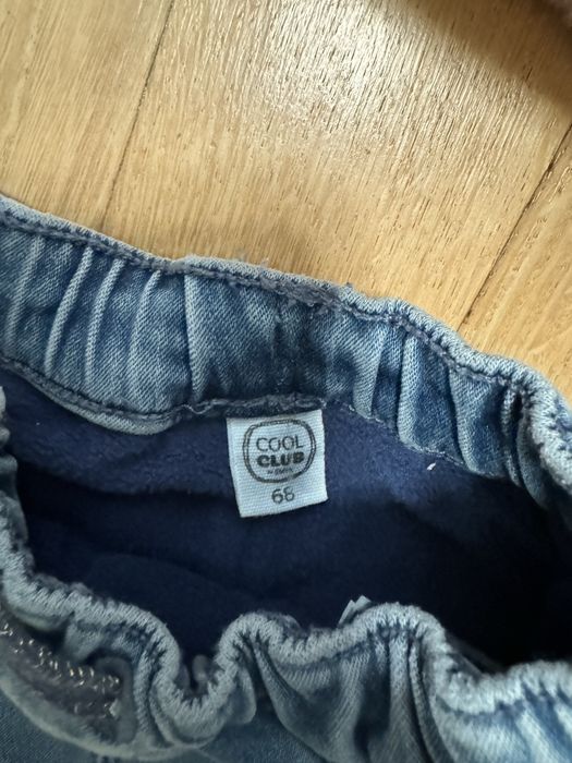 Set paltonas, blugi si bluzita marimea 68