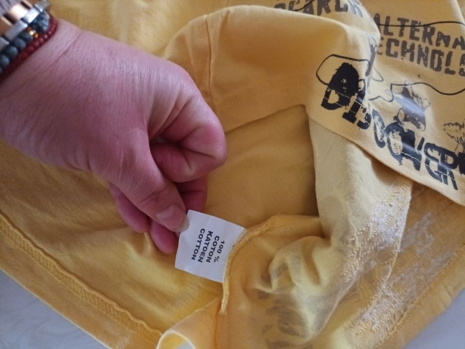 Tricou Billa Bong  galben de barbati marimea L