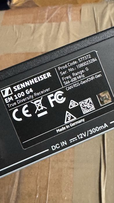 Sennheiser EW G4 EM 100