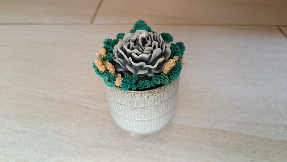 Декоративен свещник лице поставка за свещ чаена