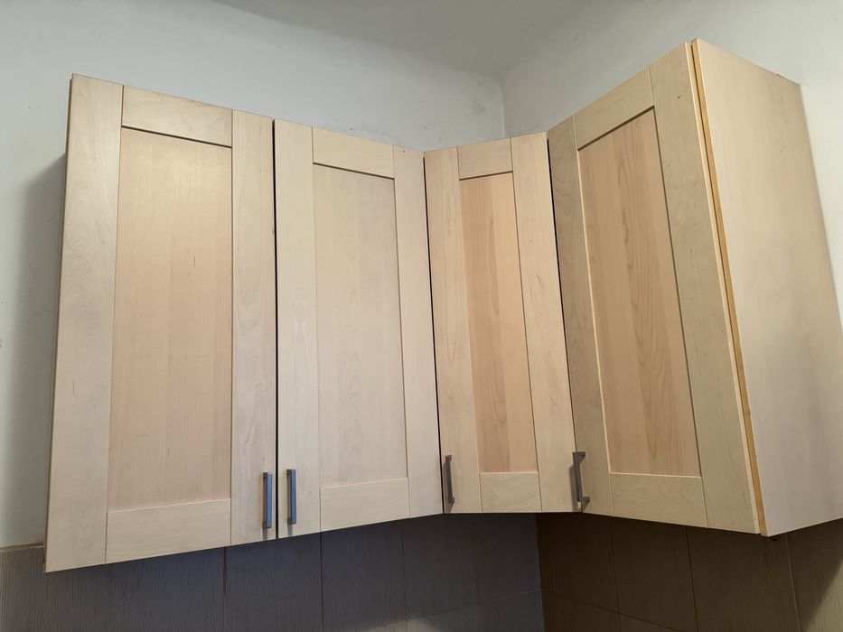 Set Complet Bucătărie IKEA (5 Corpuri) + Blat și Chiuvetă TEKA (foarte putin folosite)