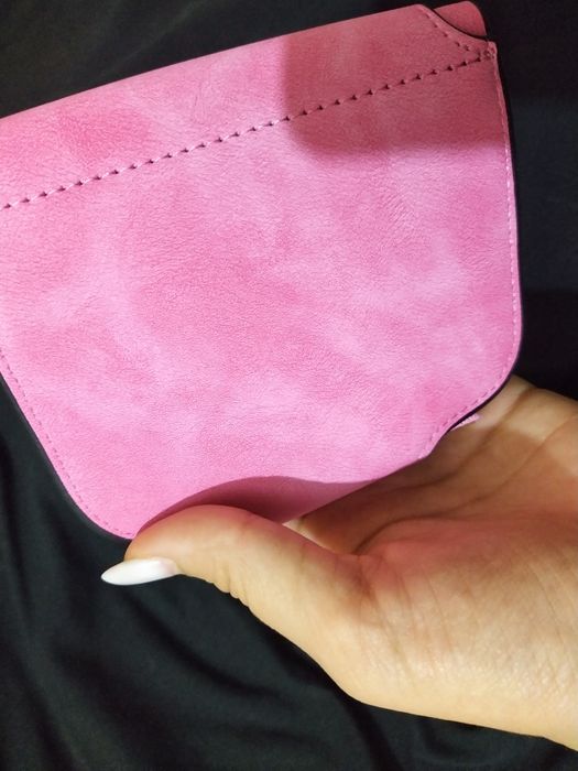 Женский, розовая замша