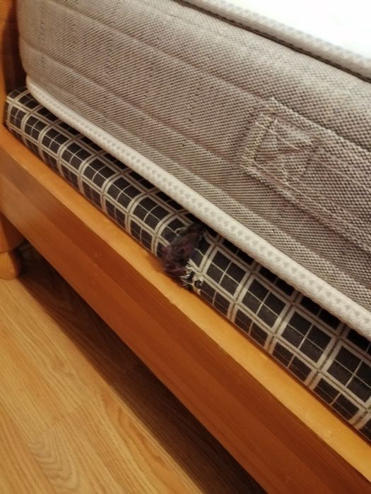 Спалня масивно дърво с матрак 164х190