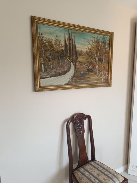 Tablou pictura veche 1 m x 0,7 m
