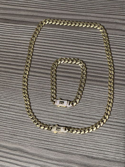 Set cuban aur 14K