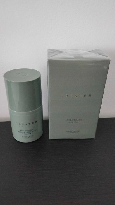 Set Greater pentru el Oriflame ( apă de toaletă + deo roll-on )
