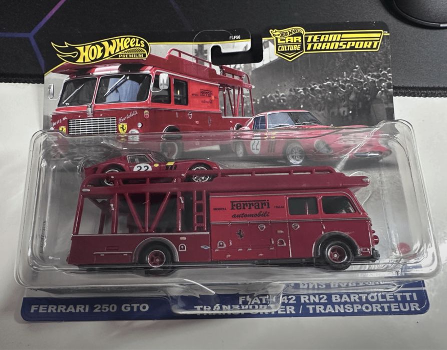 Hot wheels - team transport Ferrari 250gto / Fiat 642 RN2 bartoletti