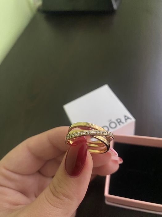 Пръстен Pandora 14K златно покритие
