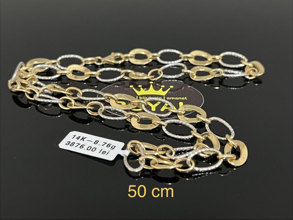 Bijuteria Royal CB : Lant aur 14K 585  8,76 grame