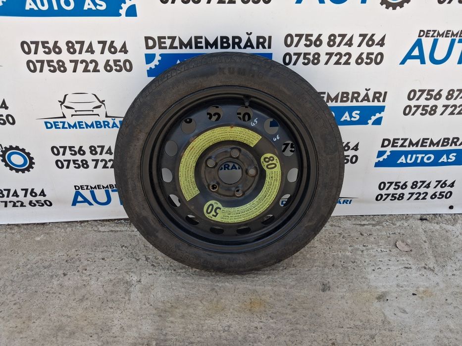Roata rezerva slim T125/70 R16 vw Golf 5