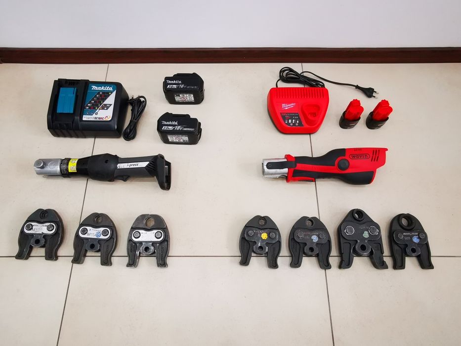 Pistol cuie beton - lemn / Presa setizare