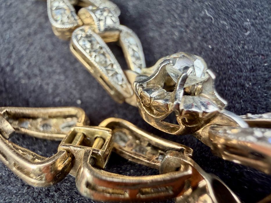 Златна гривна 18к Art Deco