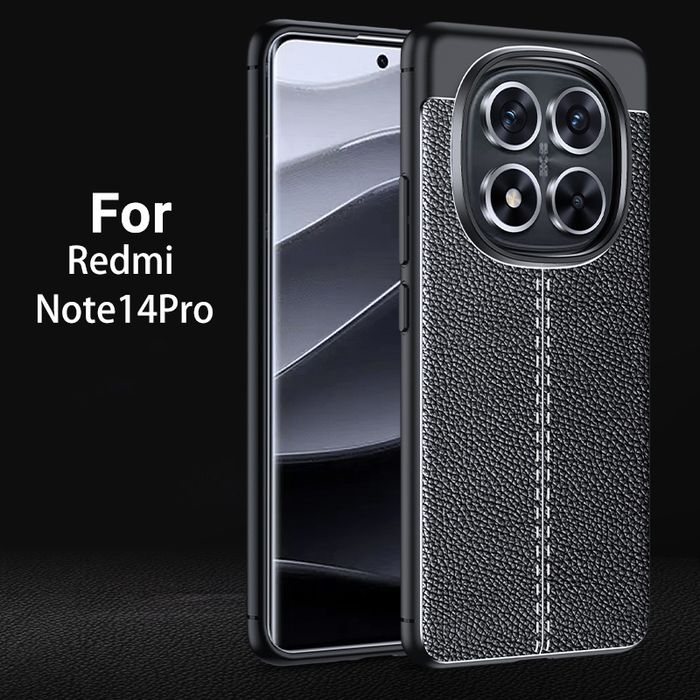 Xiaomi Redmi Note 14 Pro / 14 Pro+ / 14 4G 5G / Кейс гръб кожена шарка