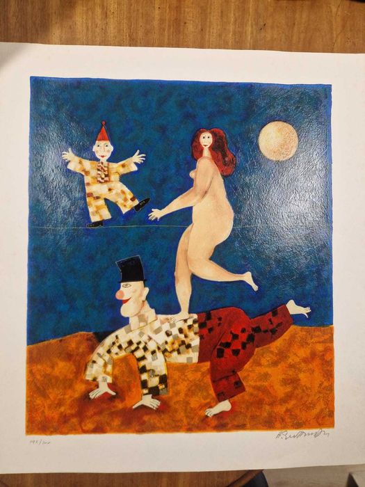 Litografie color Harry Guttman