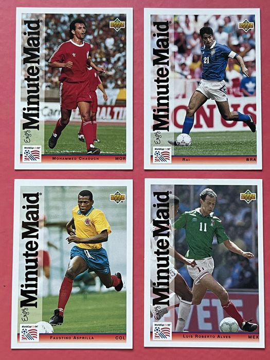Upper Deck World Cup Usa 1994 Set Complet 25 Carduri Noi Minute Maid