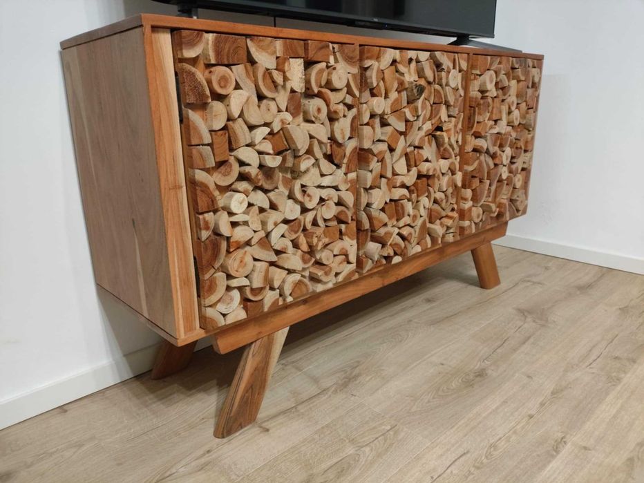 Шкаф с огледало акация