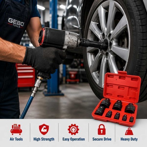Комплект ударни адаптери 8 бр. gebo tools
