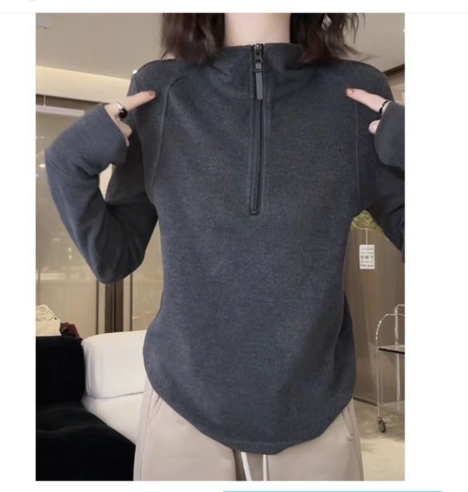 Кофта полу замок