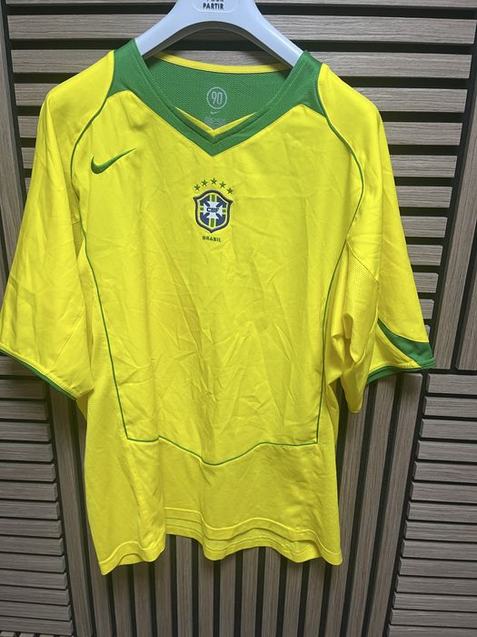 NIKE Brasil Home Jersey 2004-2006  - Бразилия ХЛ / Оригинал
